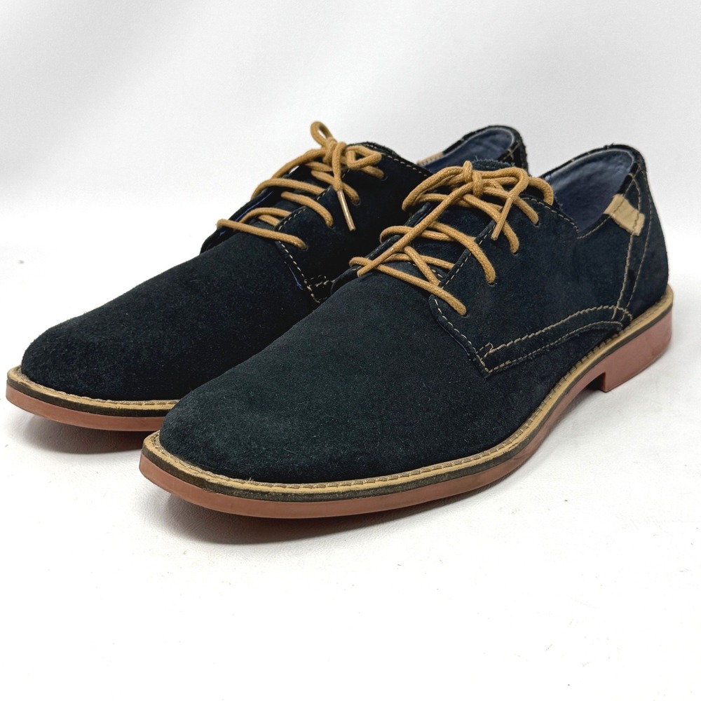 Mark Nason X Skechers Mens Navy Blue Suede Leather Oxford Shoes SN 68031 Size 10